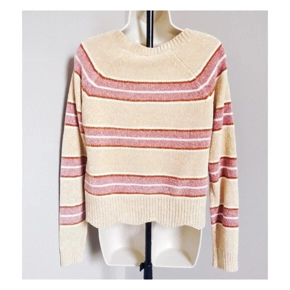 Love by Design‎ Striped Latte Combo Sweater - Picture 5 of 7